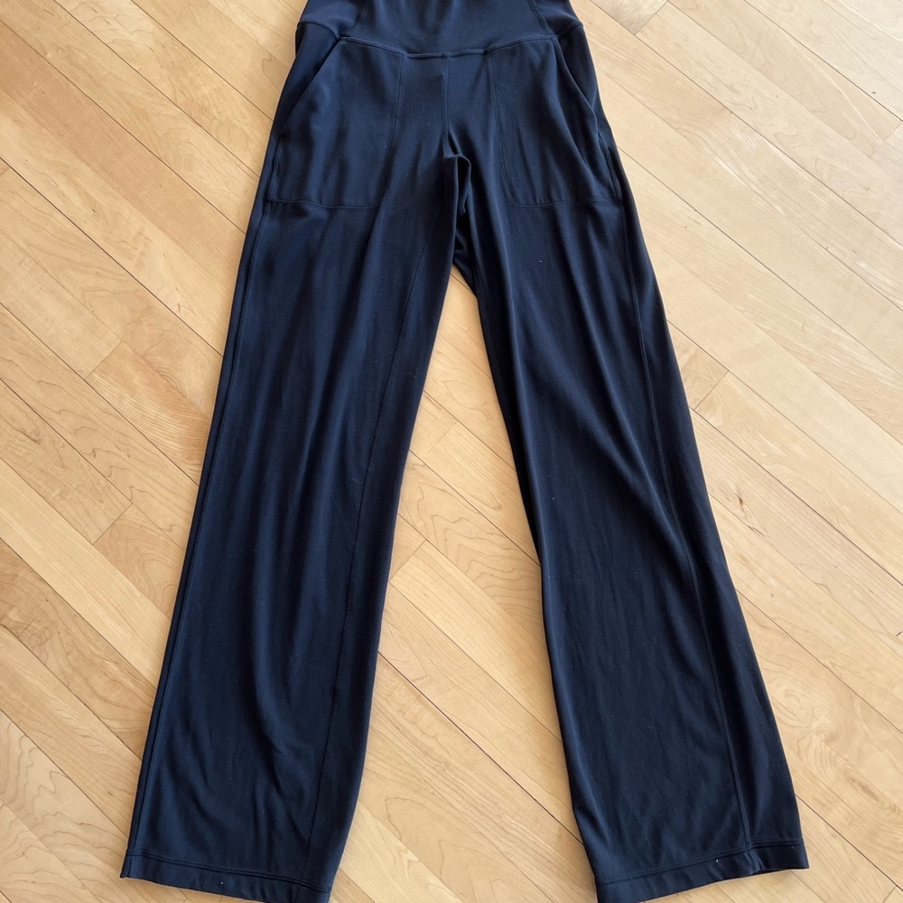 lululemon athletica Black Wide-Leg Pants